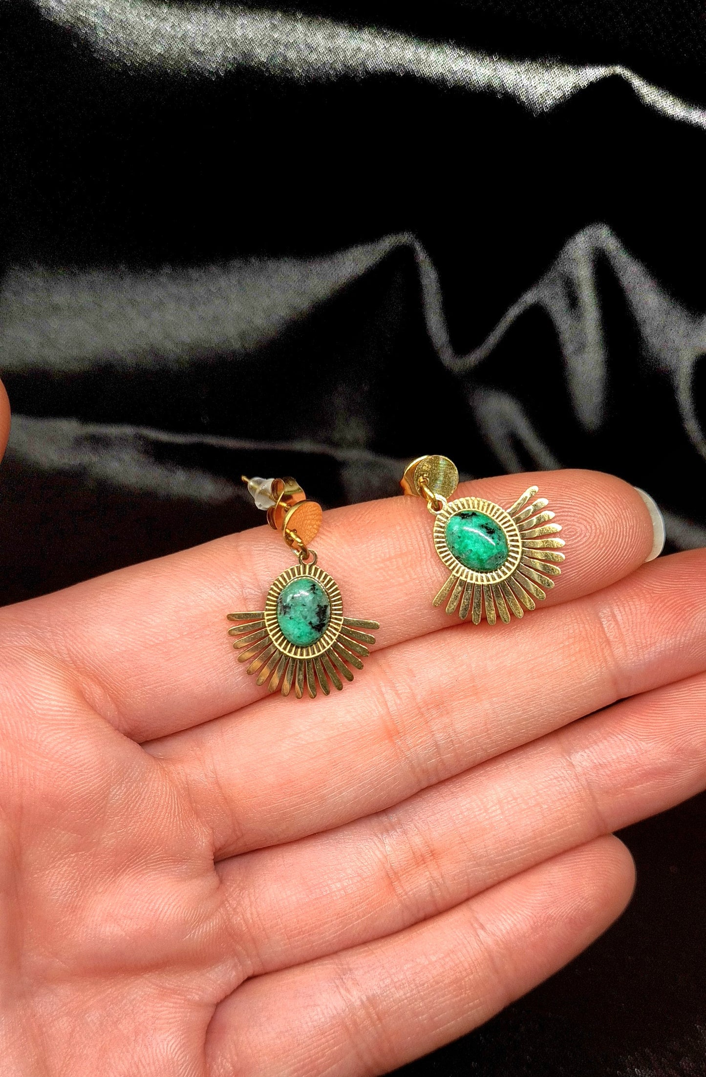 Emeralds & Gold: Ariel Earrings - Your New Favorites