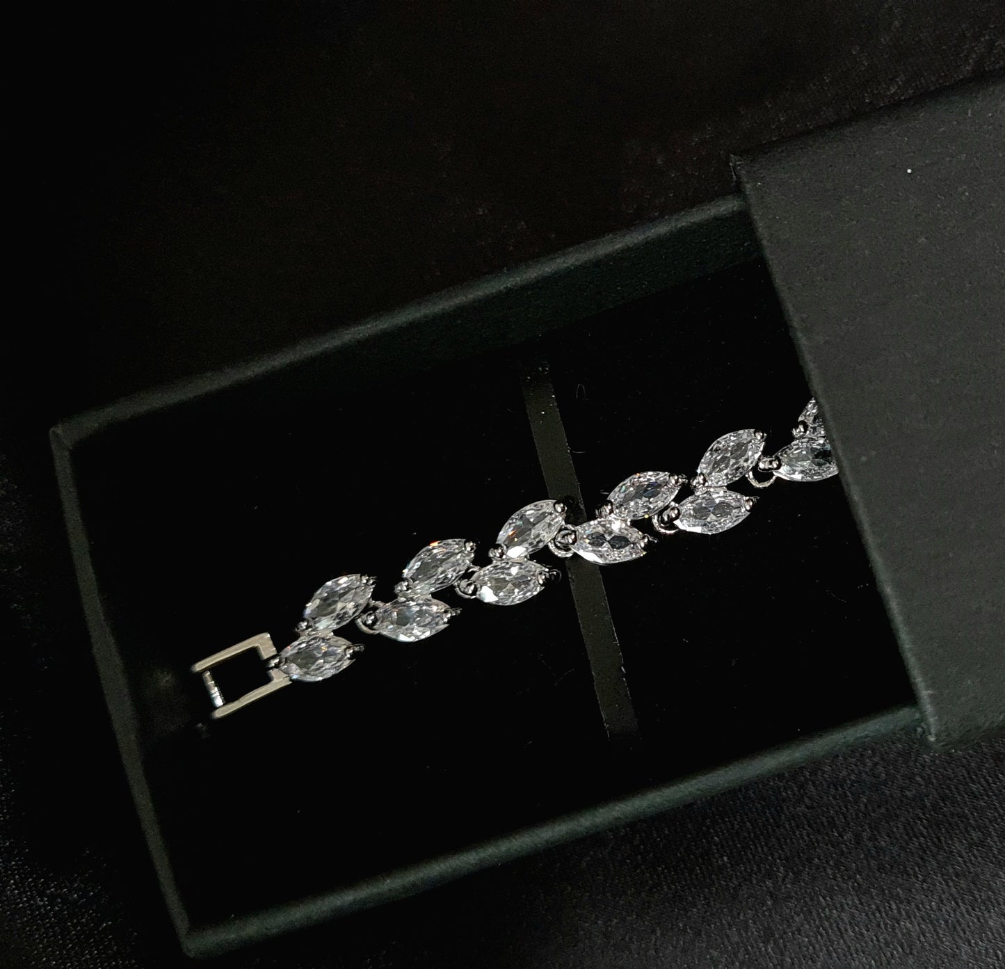 Farah Bracelet a nature-inspired Cubic Zirconia Bracelet