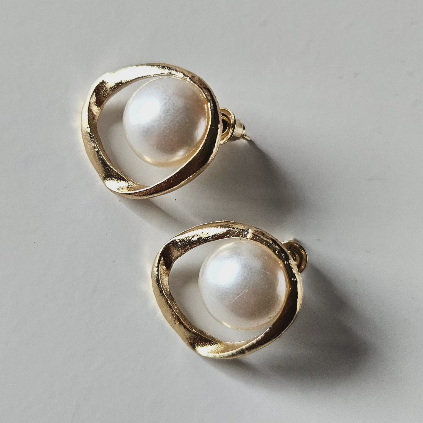 Marigold Pearl Earring Gold