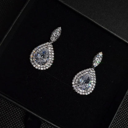 Sparkling cubic zirconia Harmonie earrings, perfect for any occasion