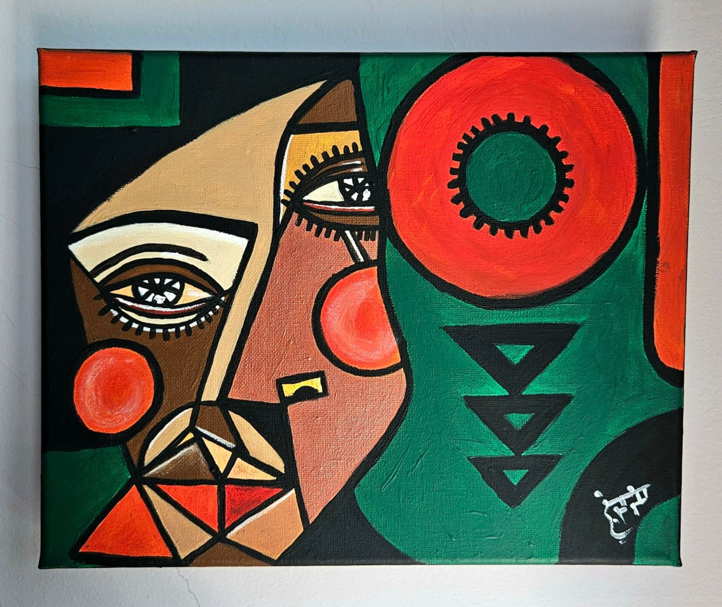 A vibrant original acrylic painting on canvas titled "Sands of Time," featuring a symphony of warm, golden, and sunset hues in a contemporary abstract style.